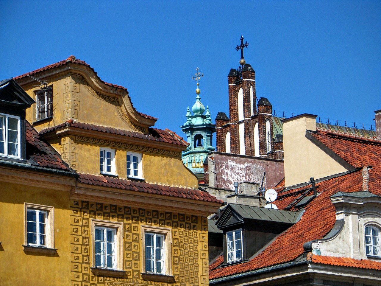 warsaw old town the old town free photo