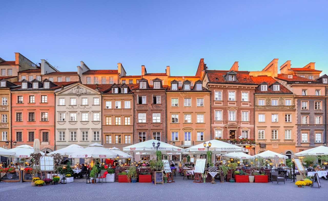 warsaw old town europe free photo