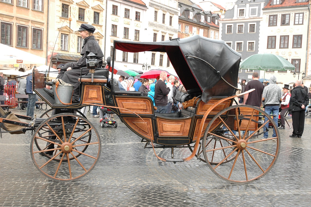 warsaw cab the old town free photo