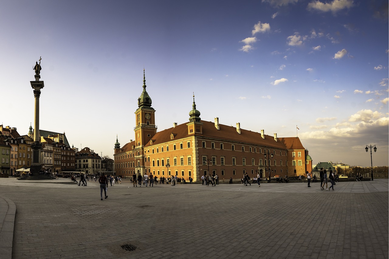 warsaw  poland  the capital of the free photo