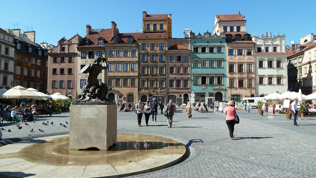 warsaw old town marketplace free photo