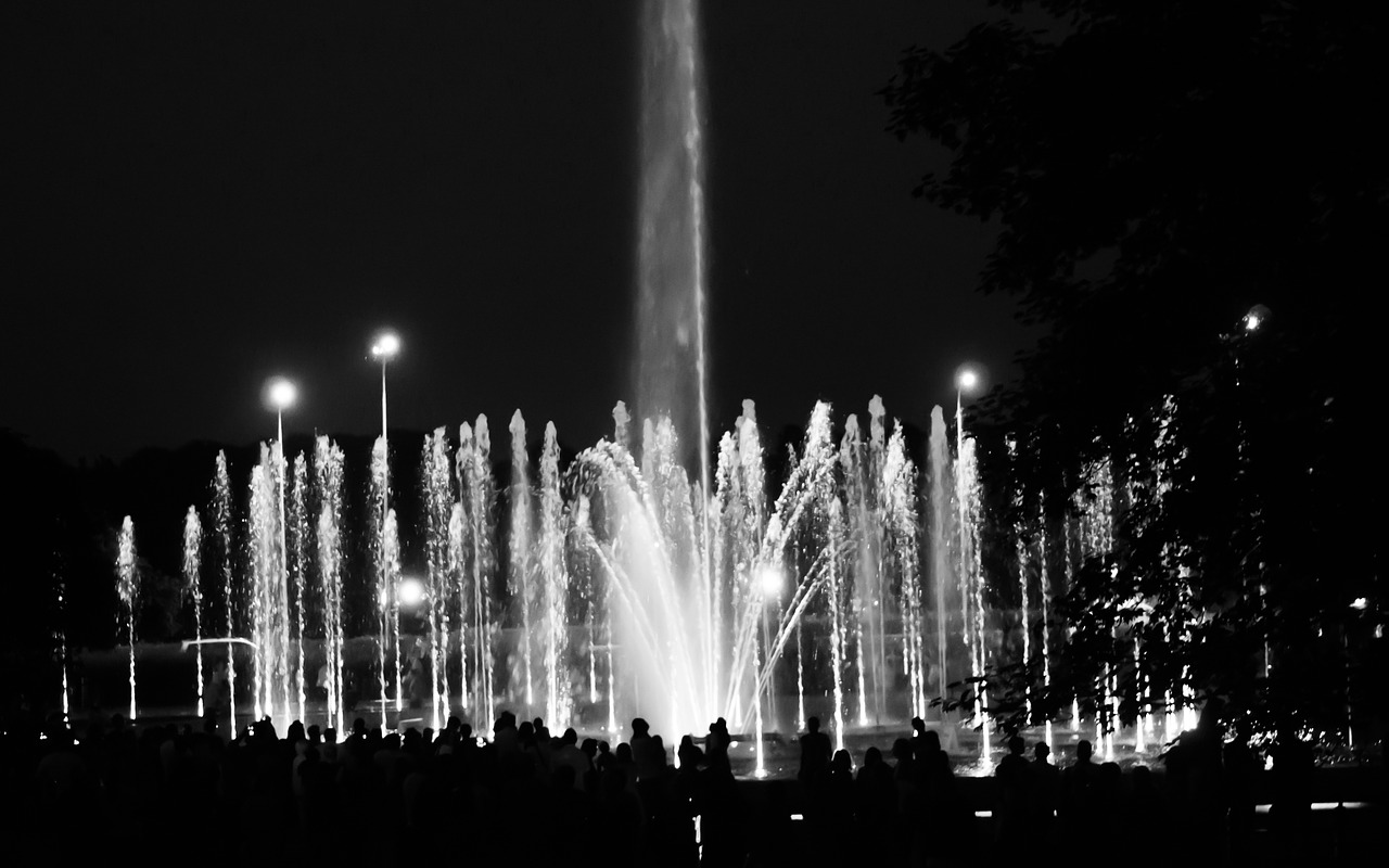 warsaw fountain water free photo