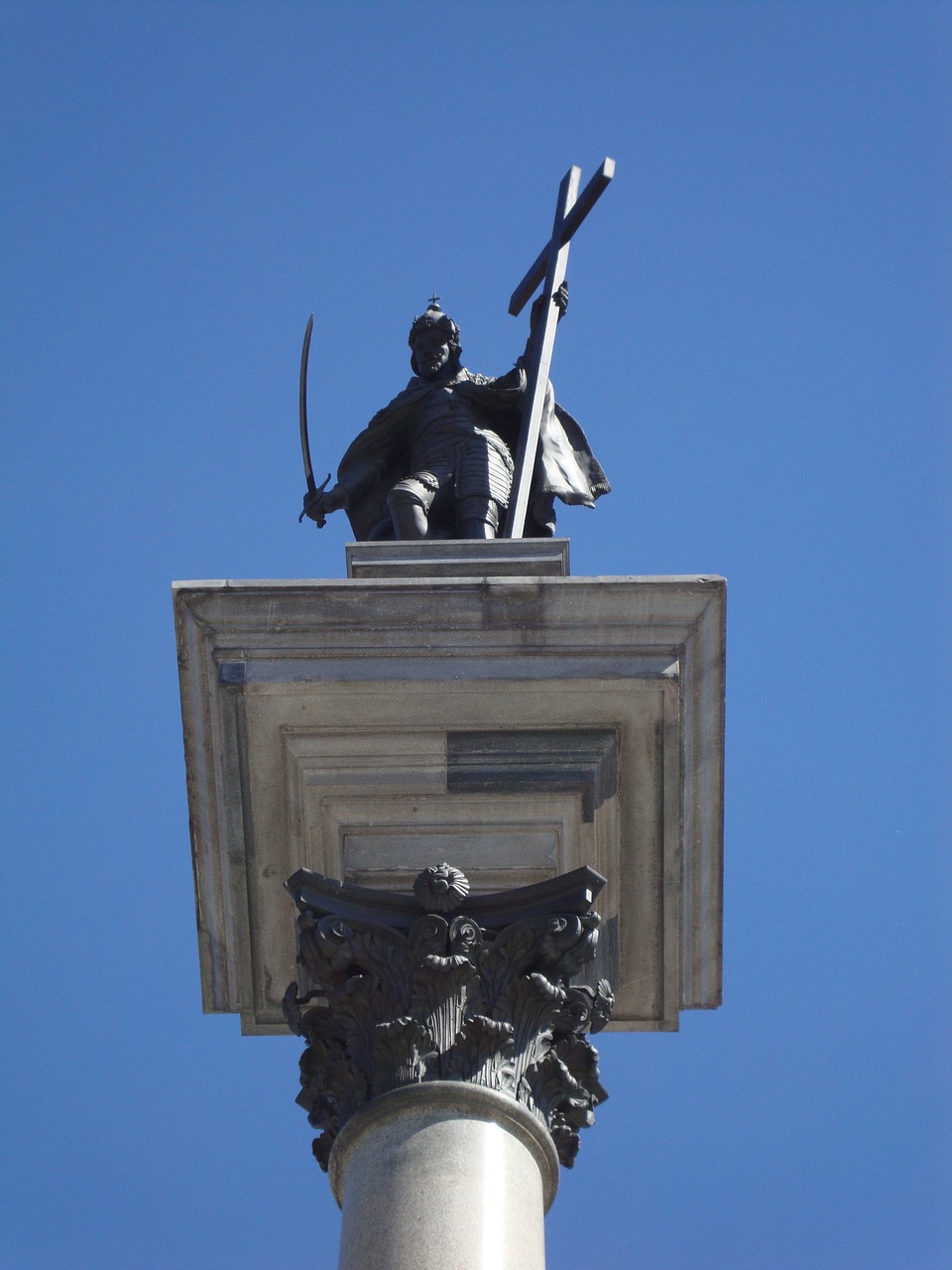 warsaw poland sigismund's column free photo