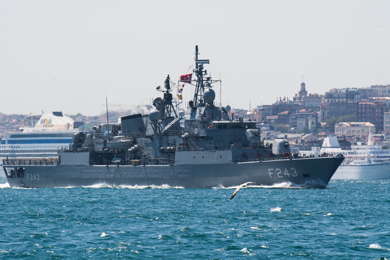 warship turkey destroyer free photo
