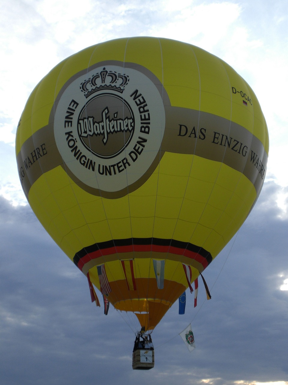 warsteiner hot air balloon balloon free photo