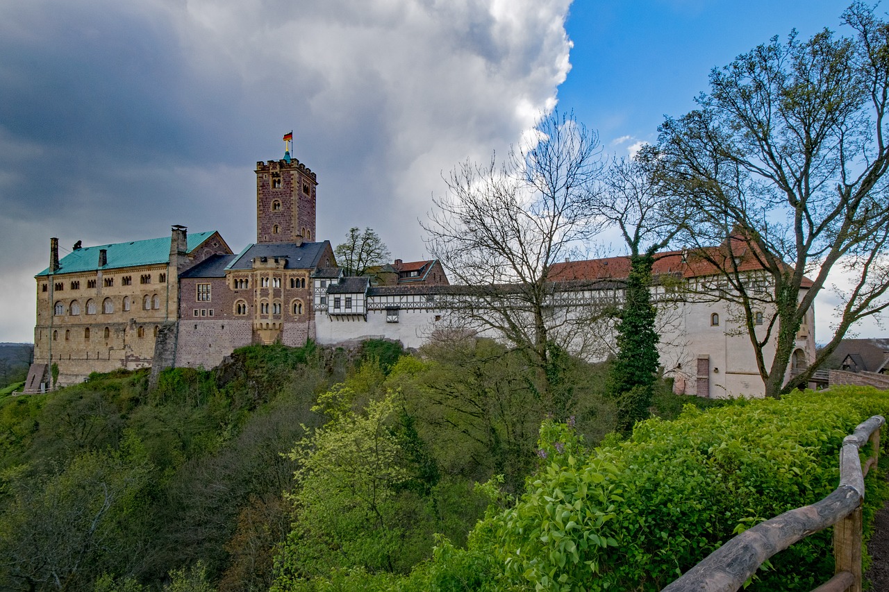 wartburg castle eisenach thuringia germany free photo