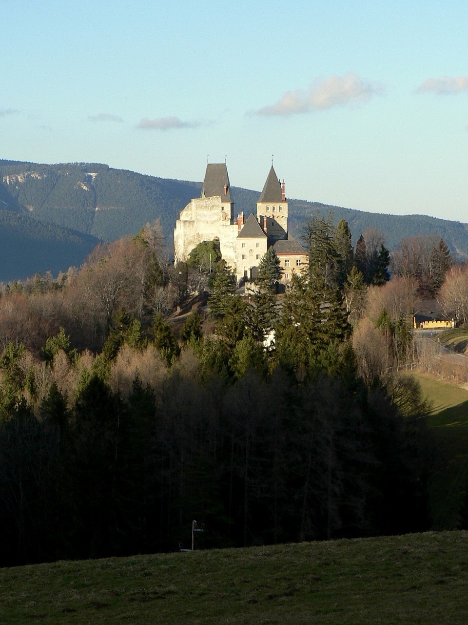 wartenstein castle austria free photo