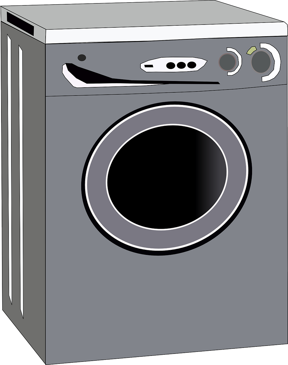 washing machine gray free photo
