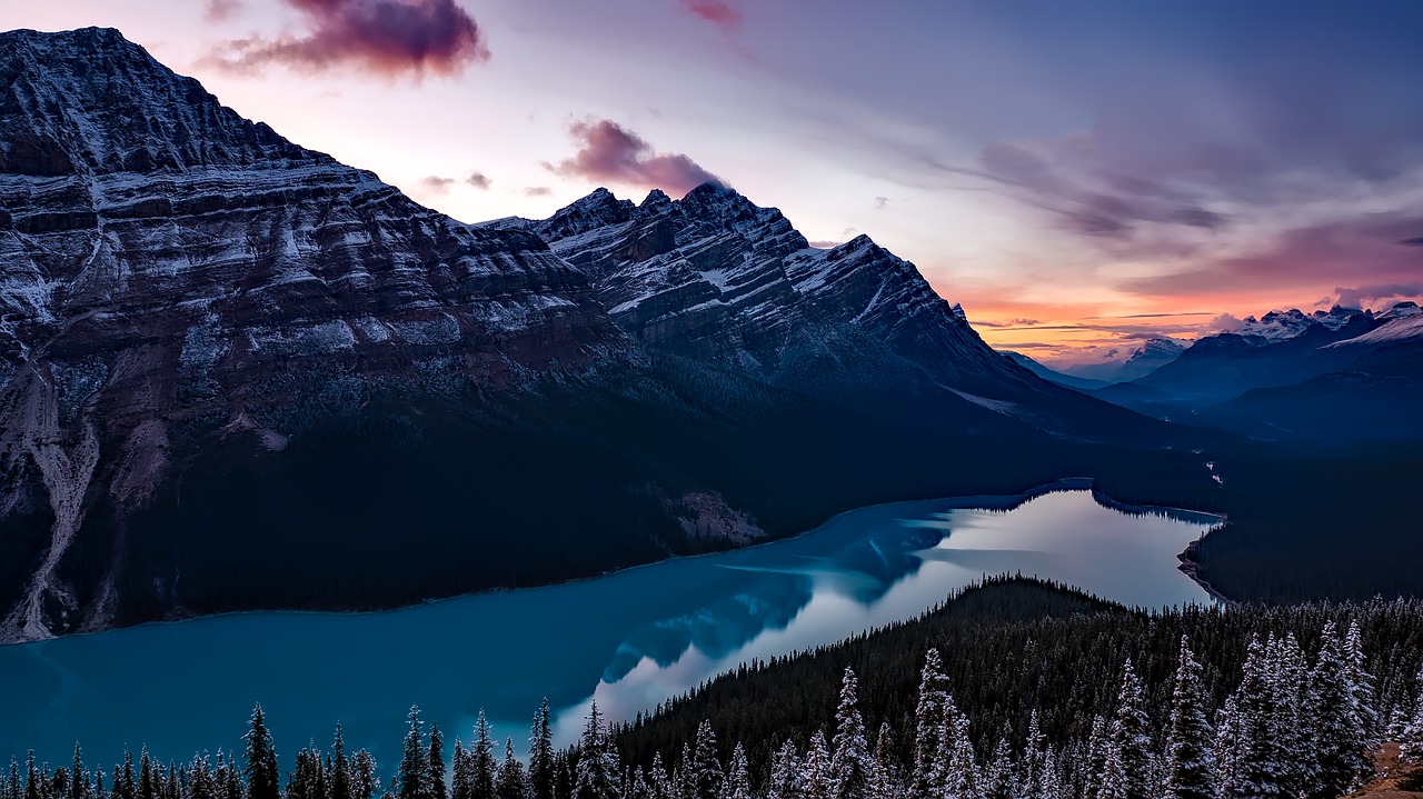 washington landscape mountains free photo