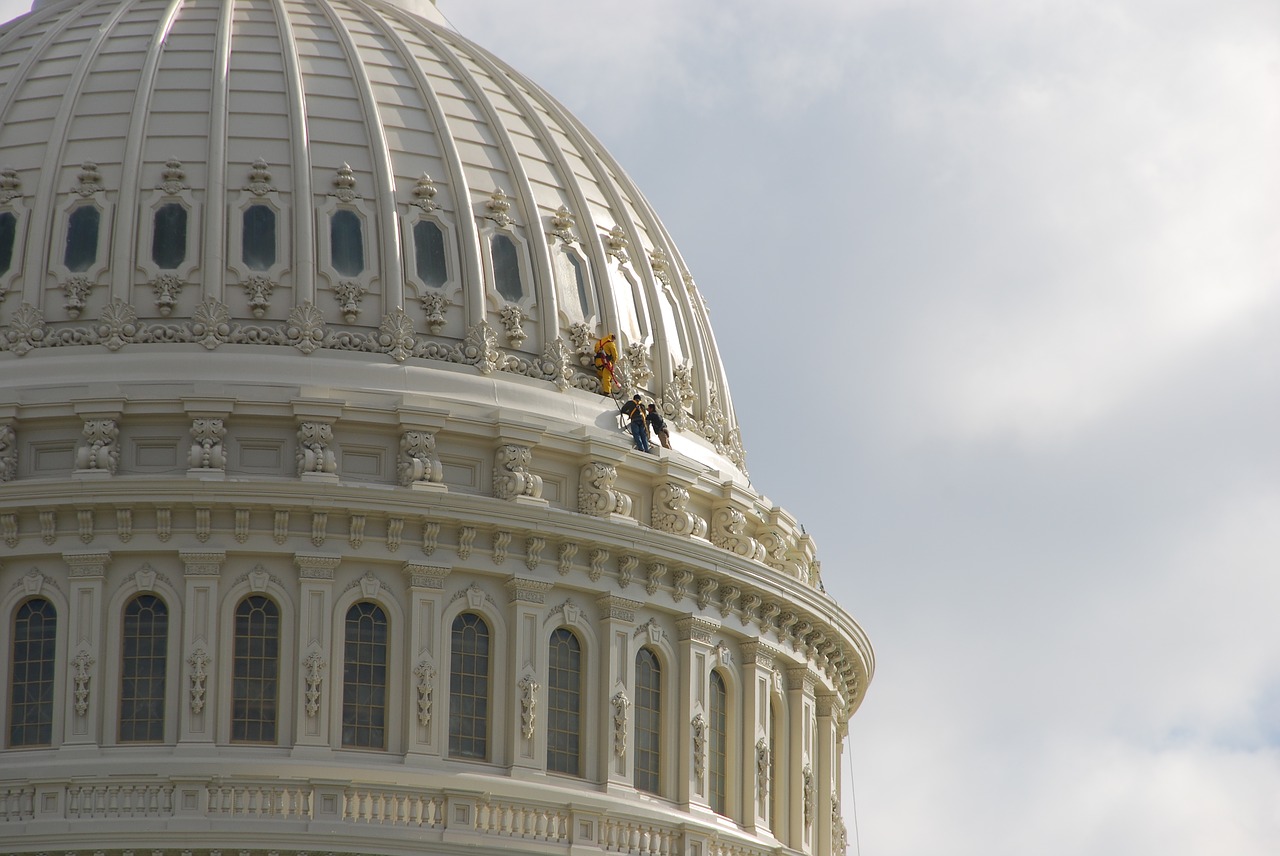 washington capitol hill building free photo