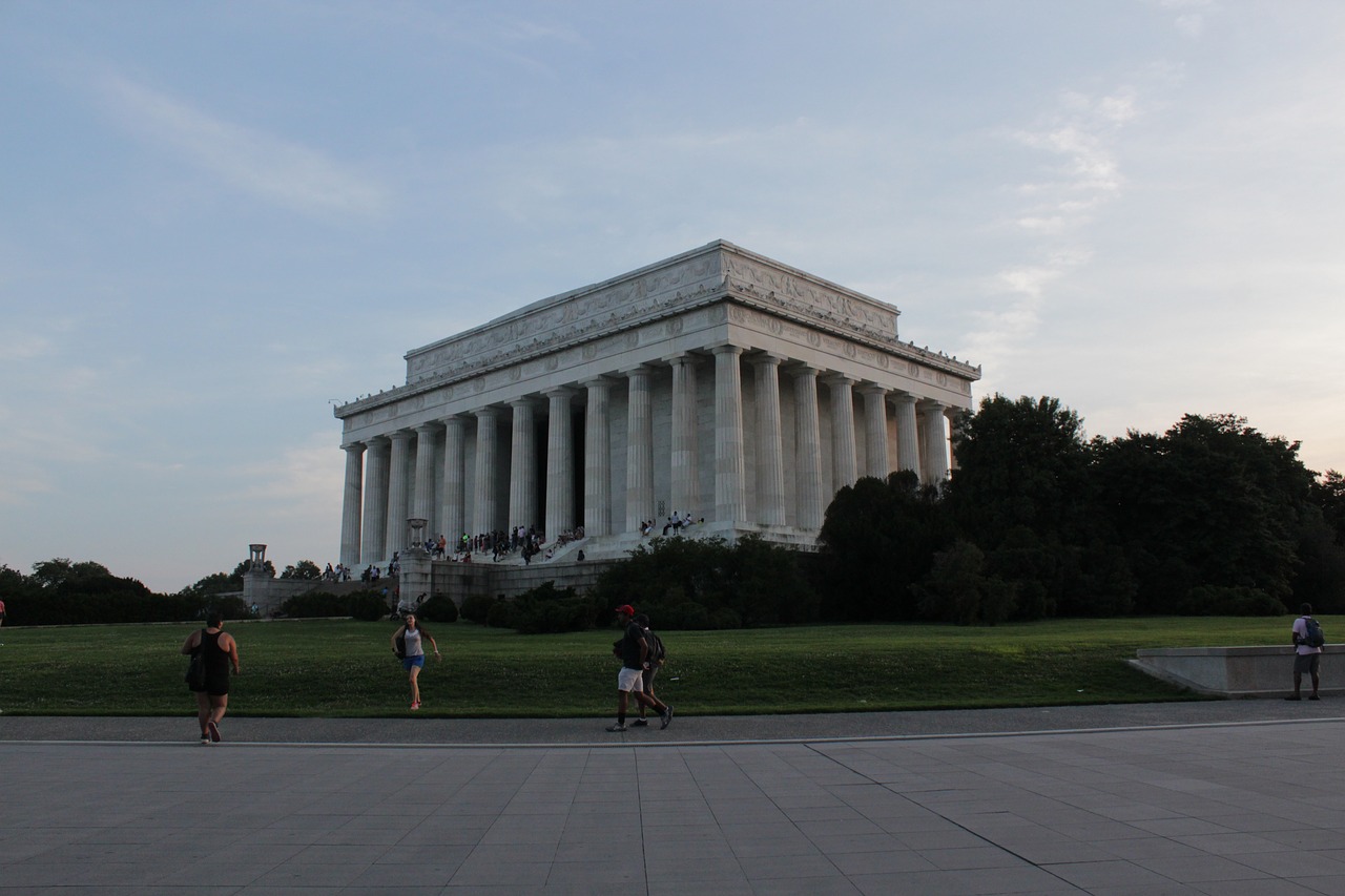 washington building sunset free photo