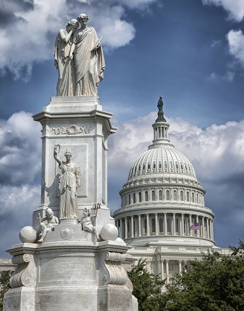 washington d c statue sculpture free photo