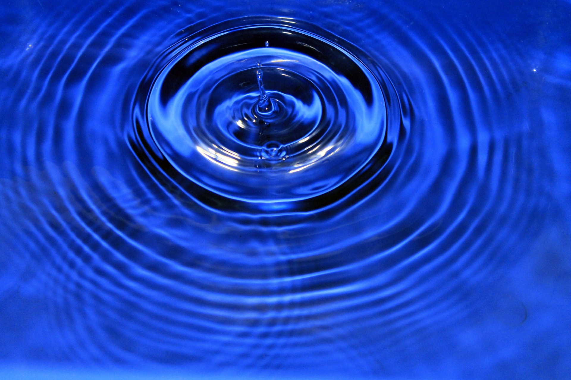 ripples drops water waves free photo