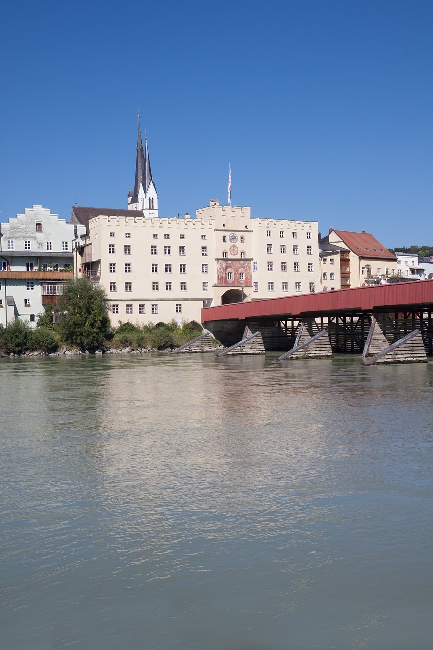 wasserburg city river free photo