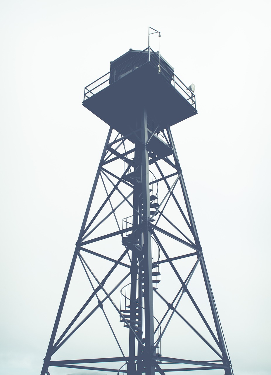 watch tower security tower free photo