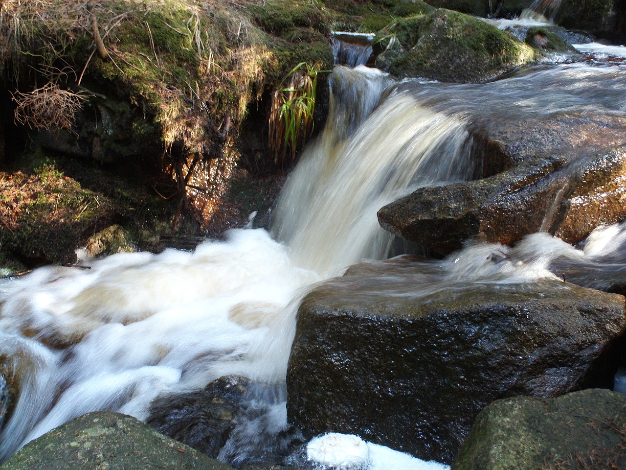 water waterfall bach free photo