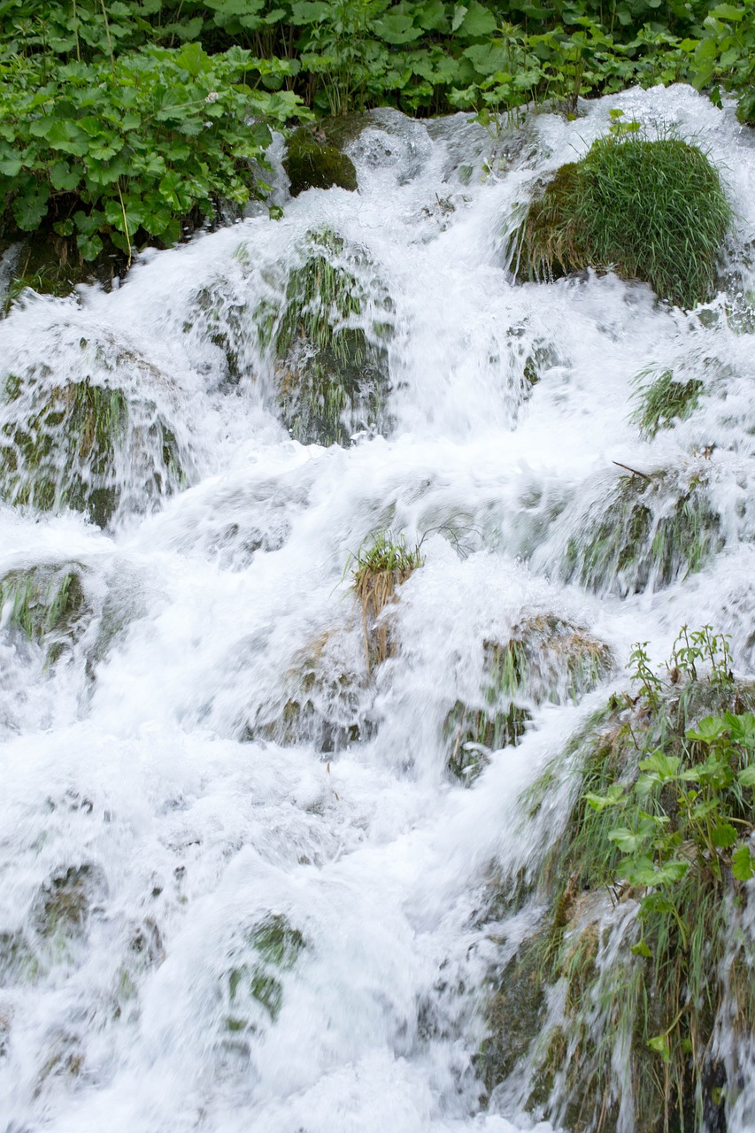 water stones waterfall free photo