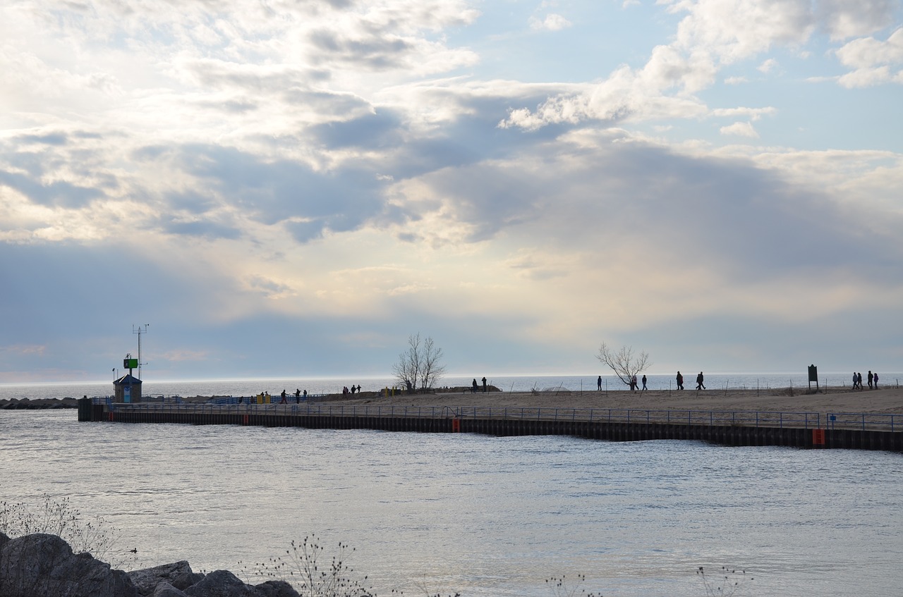 water lake michigan lake free photo