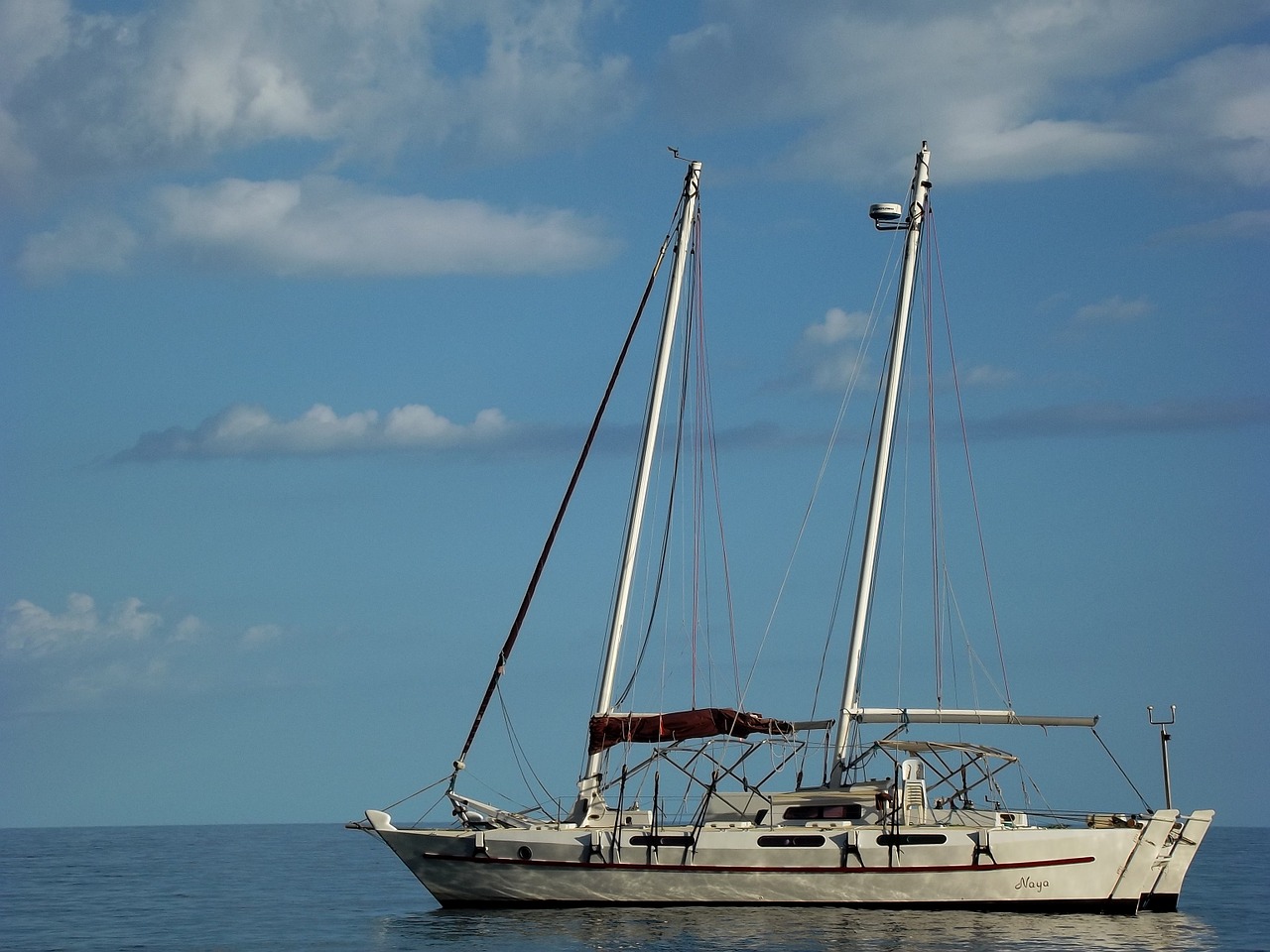 water sky catamaran free photo