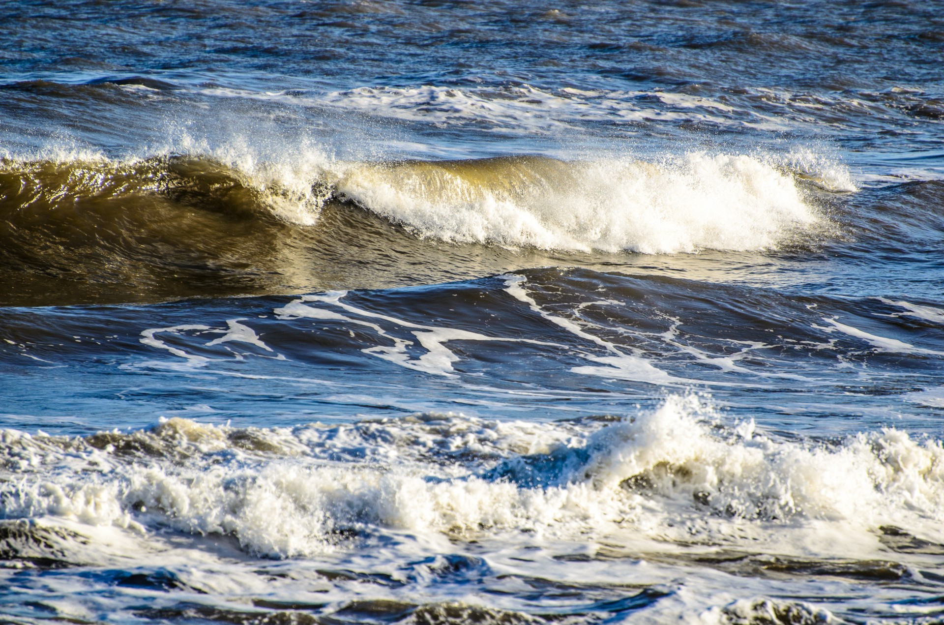 waves blue spray free photo