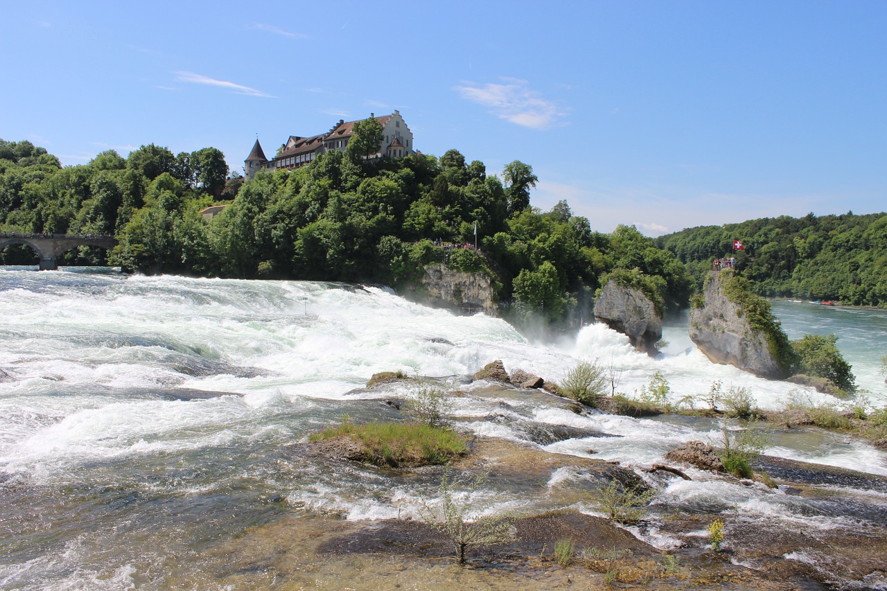 water waterfall schaffhausen free photo