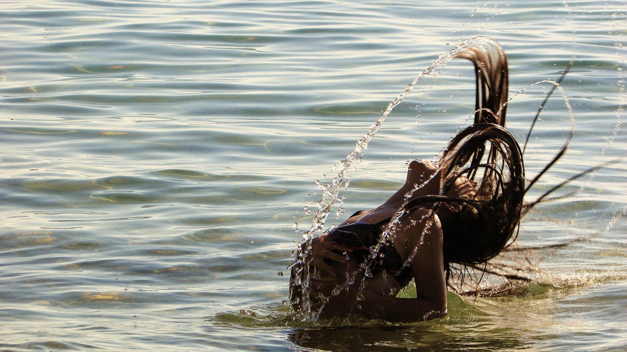 water drops sea free photo