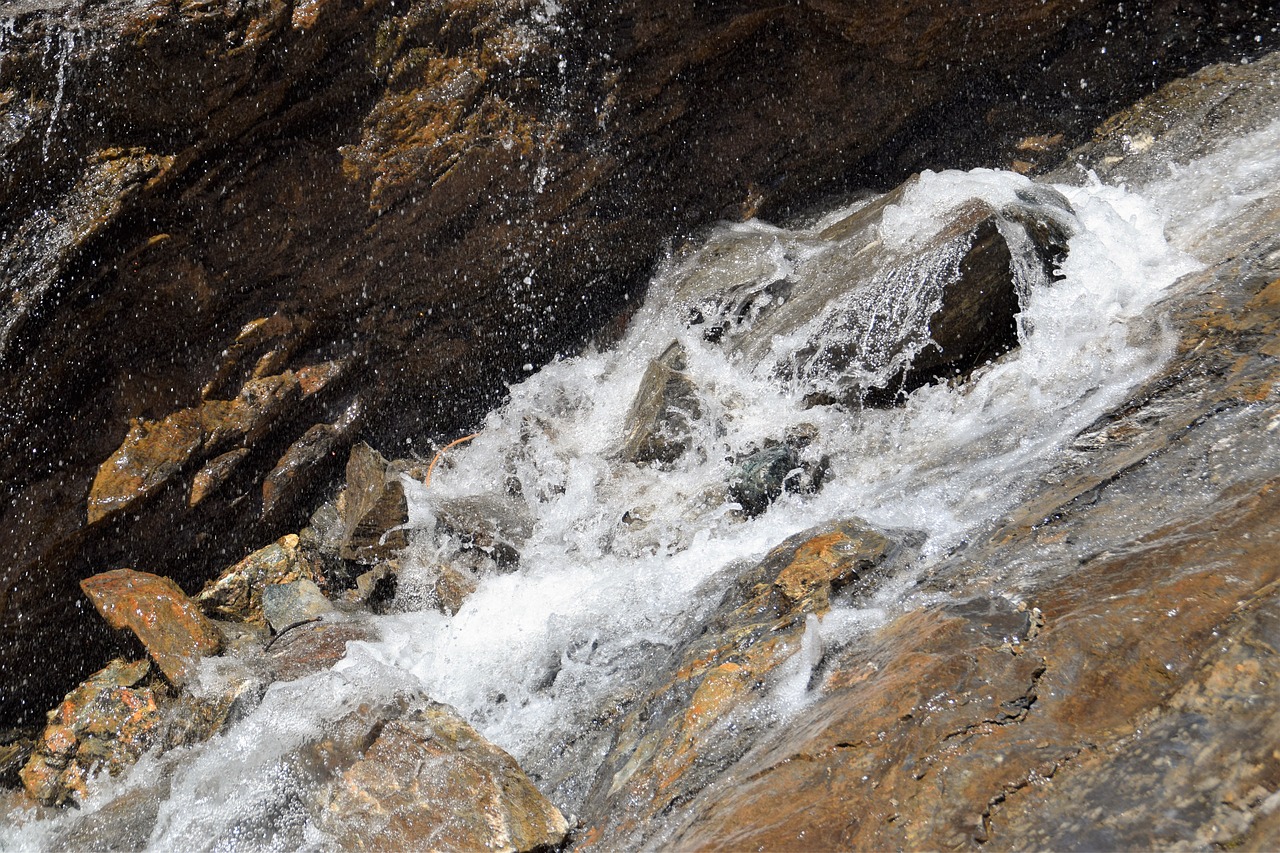 water stone waterfall free photo