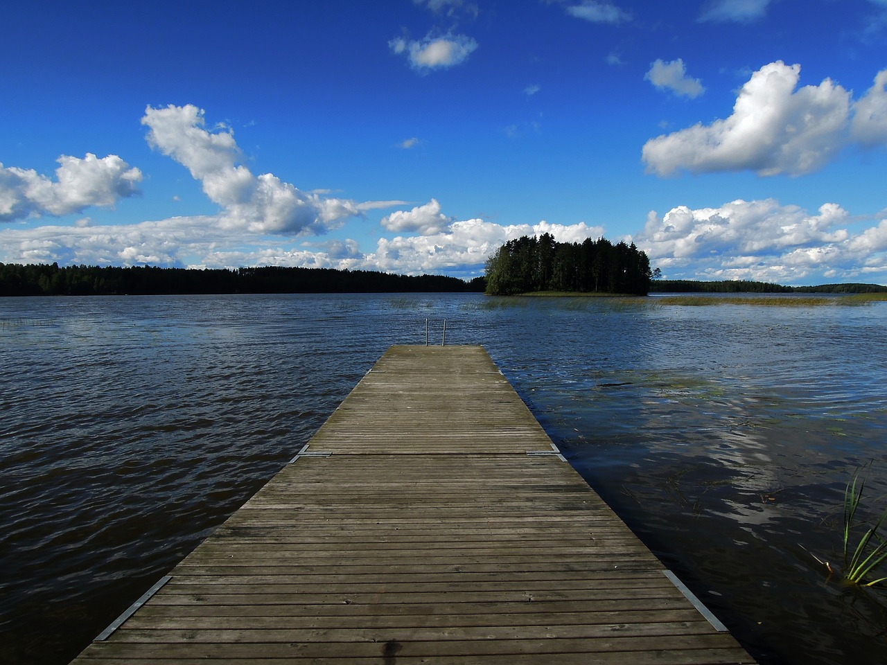 water lake beach free photo