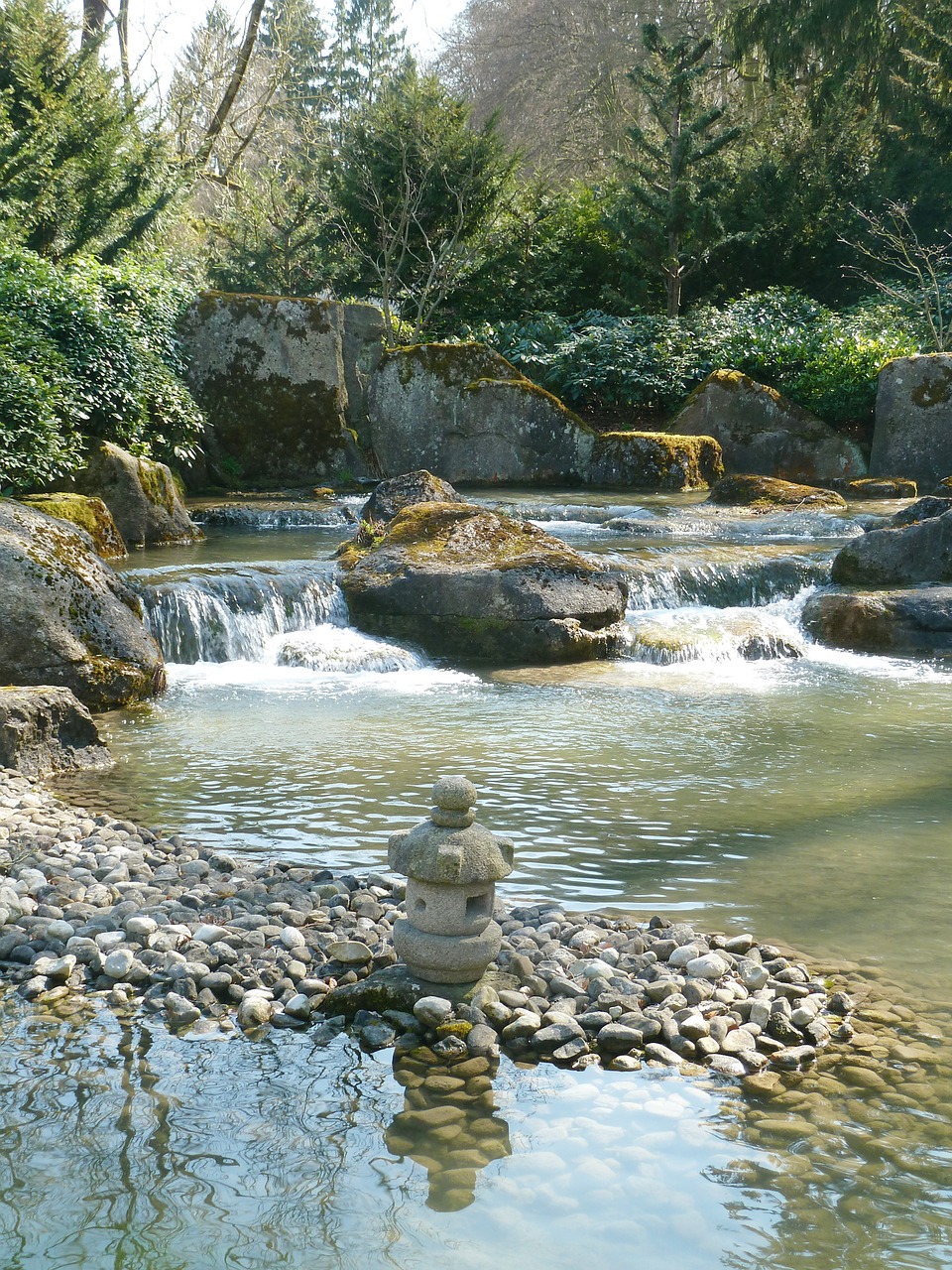 water stones japan garden free photo