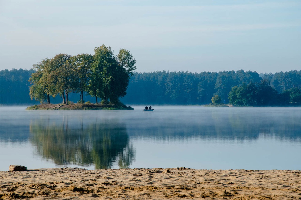 water lake anglers free photo