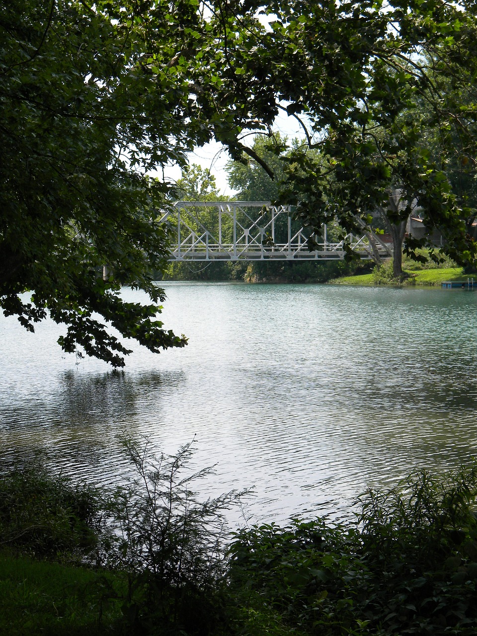 water bridge river free photo