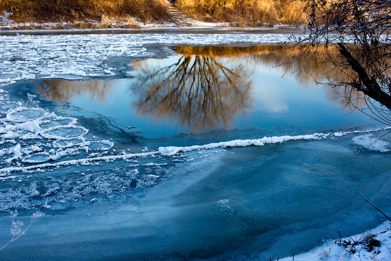 water winter nature free photo