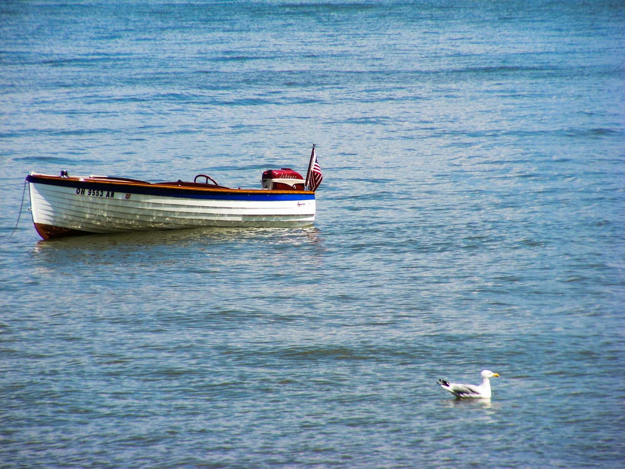water lake erie boat free photo