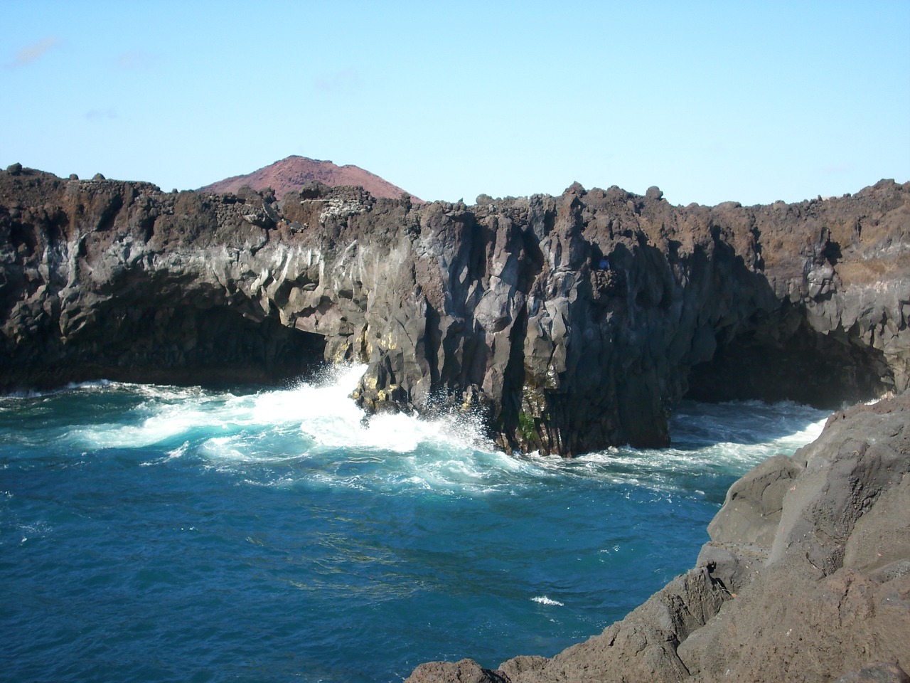 water rocks sea free photo