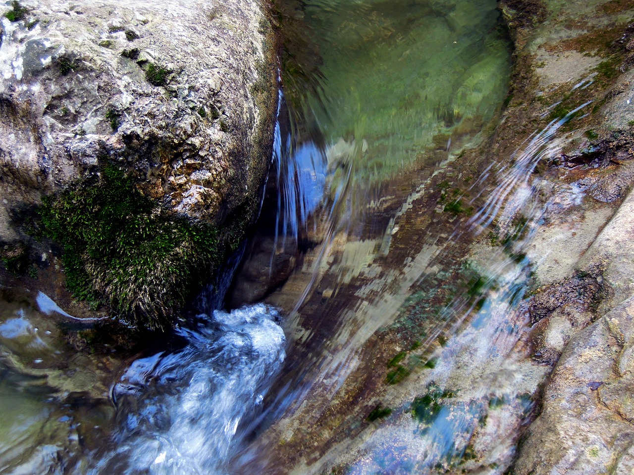 water spring stones free photo