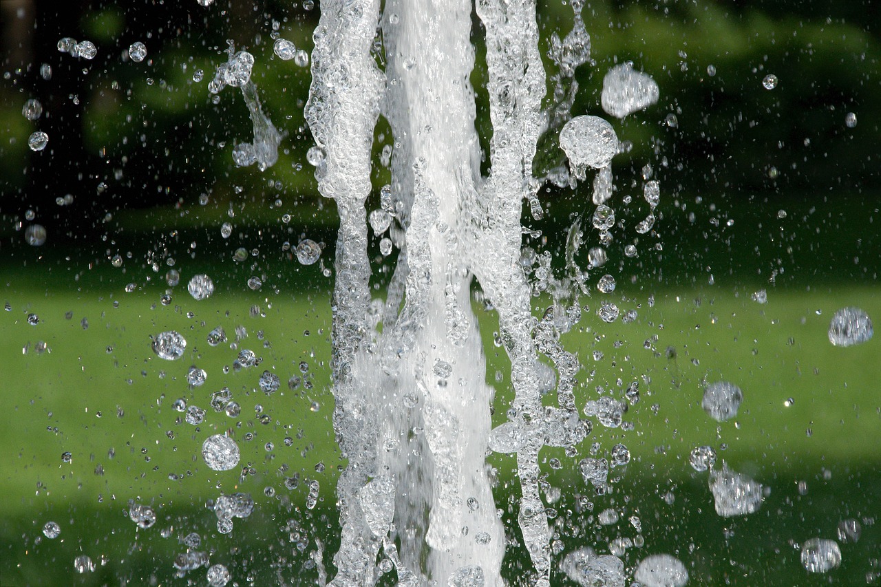 water fountain wet free photo