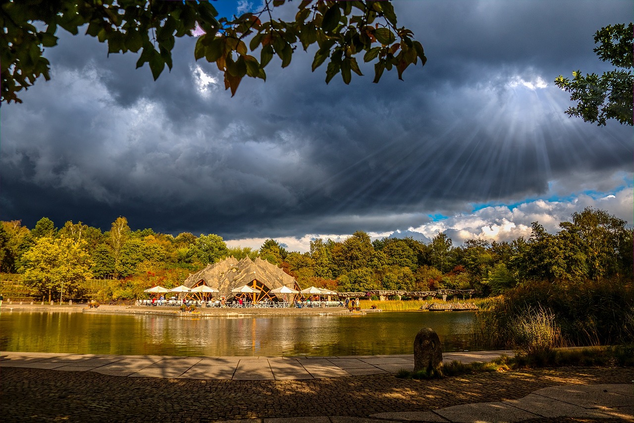 water sky clouds free photo