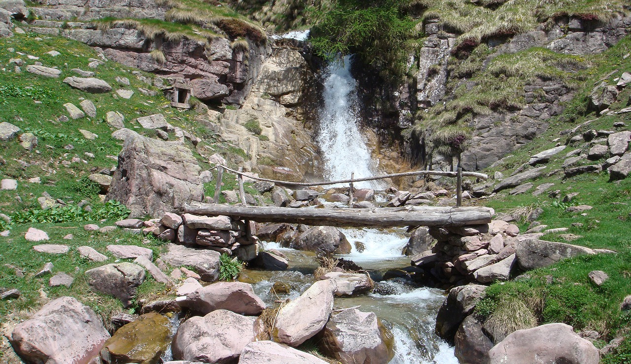 water bridge landscape free photo