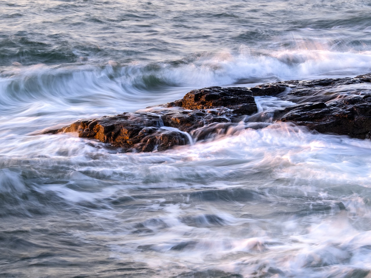 water rock landscape free photo