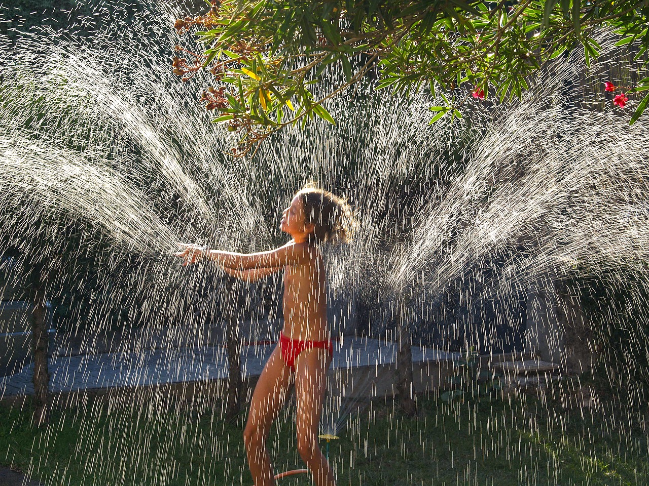 water girl hose free photo