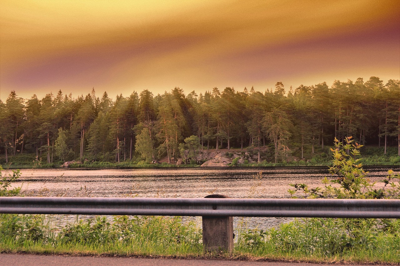 water lake sweden free photo