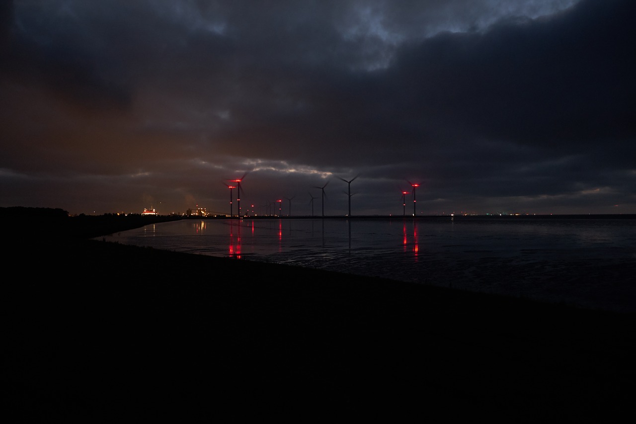 water clouds night sky free photo