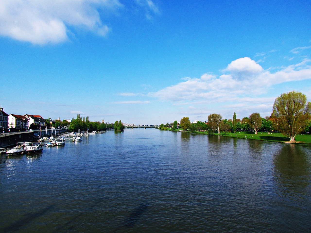 water river landscape free photo