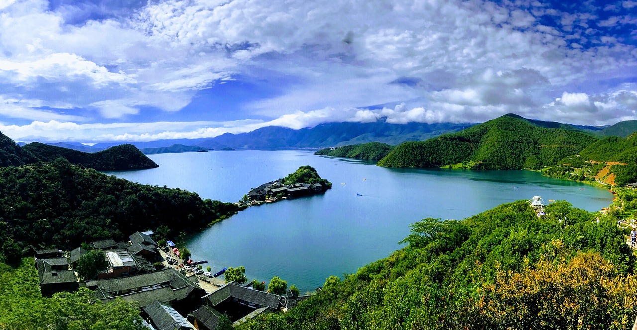 water cloud blue sky free photo