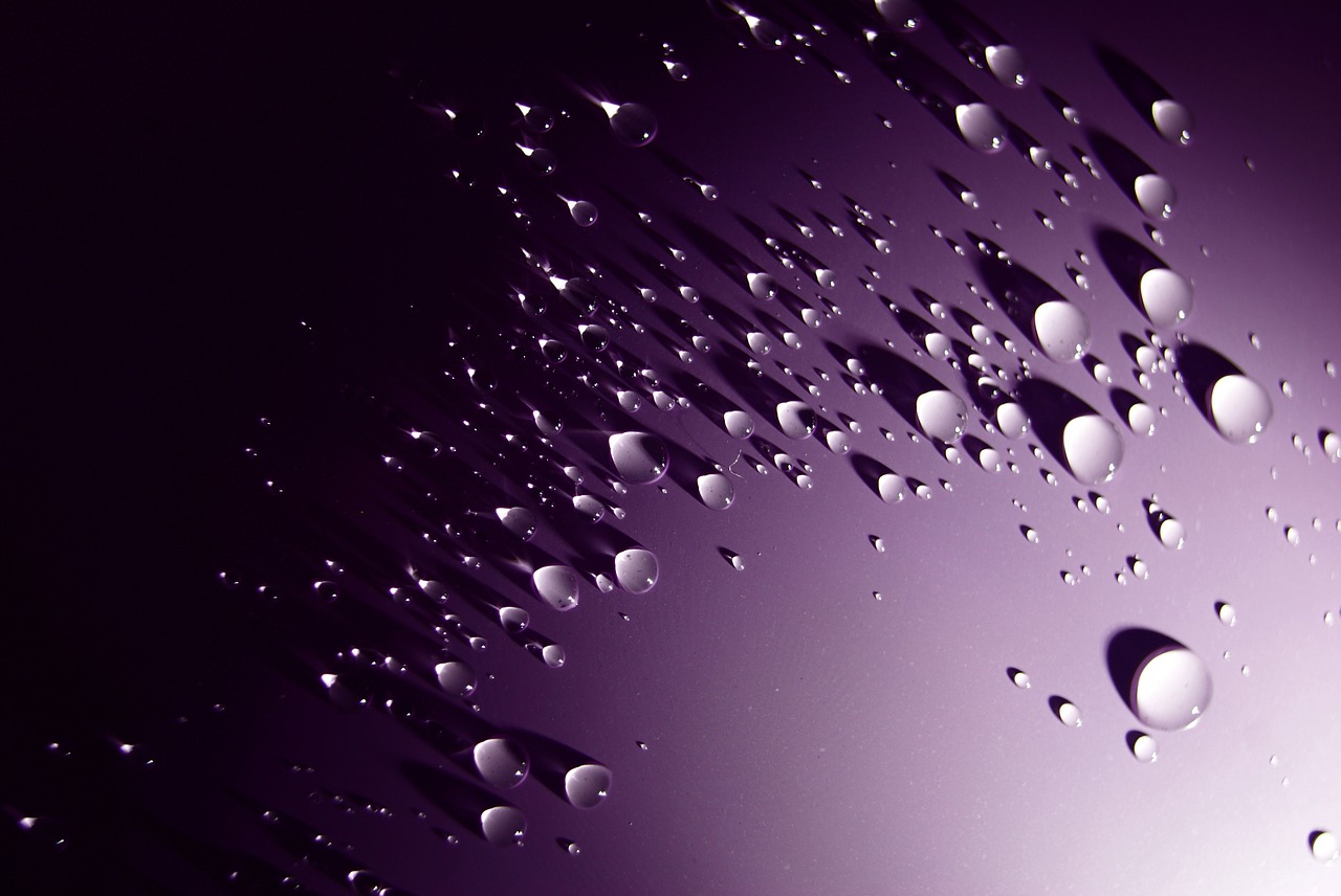 water drop purple free photo