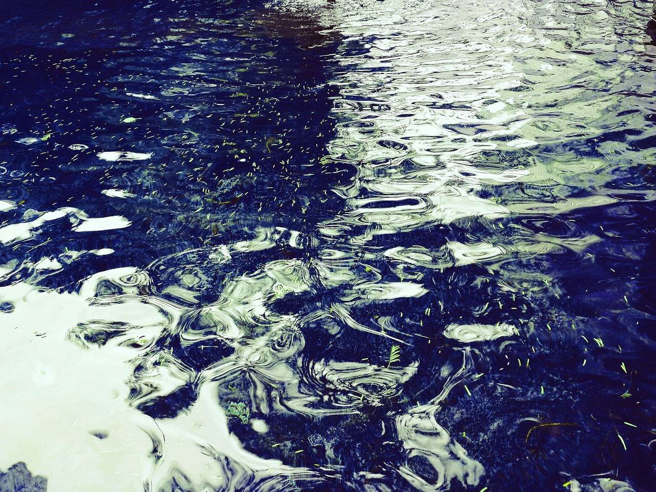 water ripple blue free photo