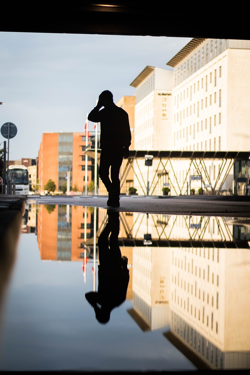 water reflection buildings free photo