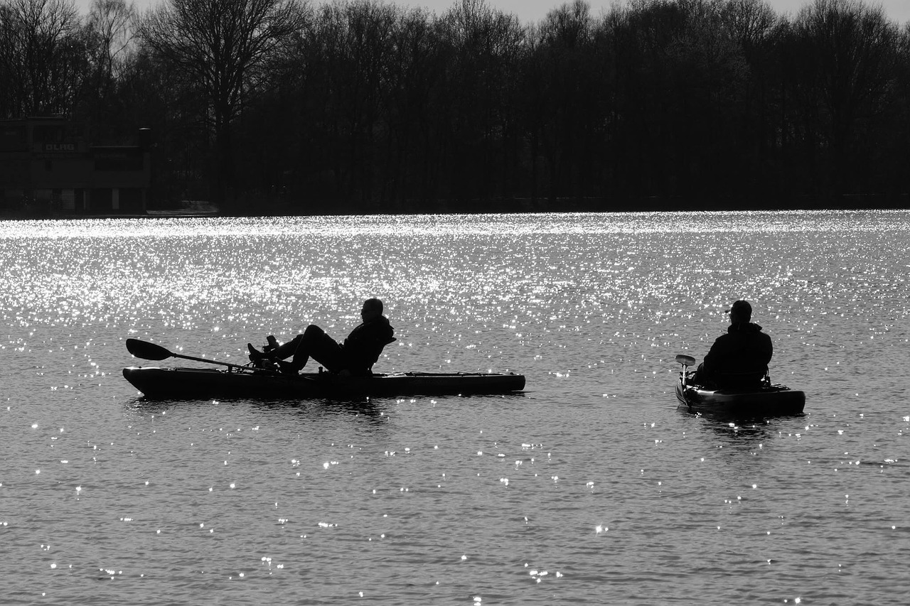 water lake canoe free photo