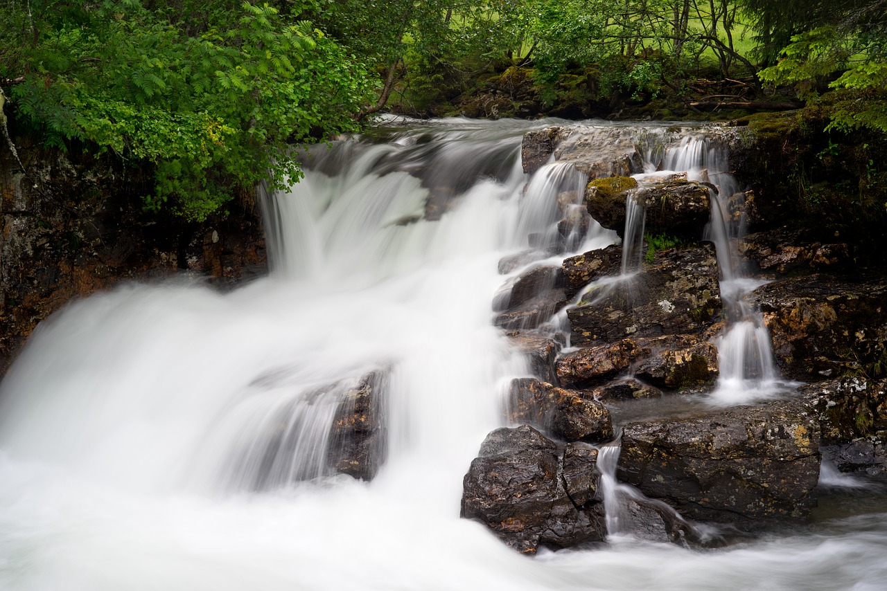 water waterfall nature free photo