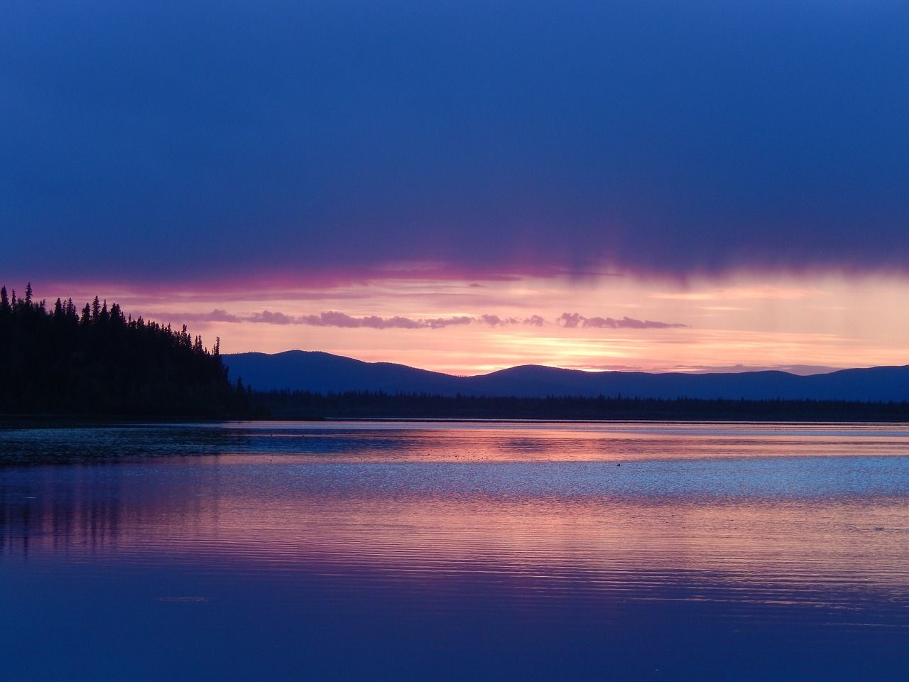 water sunset dawn free photo